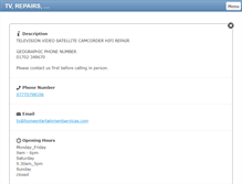 Tablet Screenshot of homeentertainmentservices.com